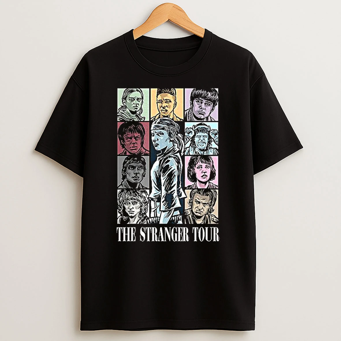 The Stranger Tour Stranger Things Cartoon Retro T Shirt