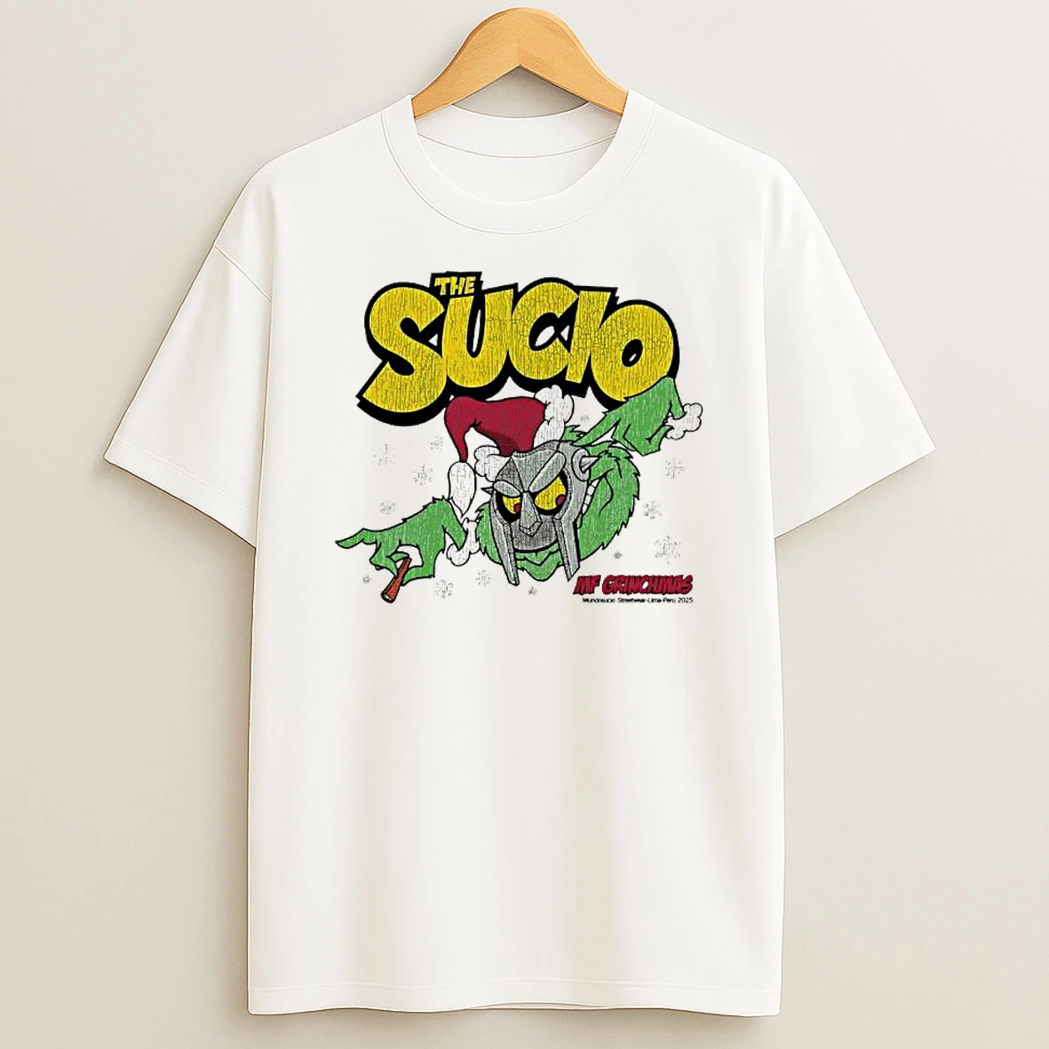 The Sucio Grinch X Mf Doom Mf Christmas T Shirt