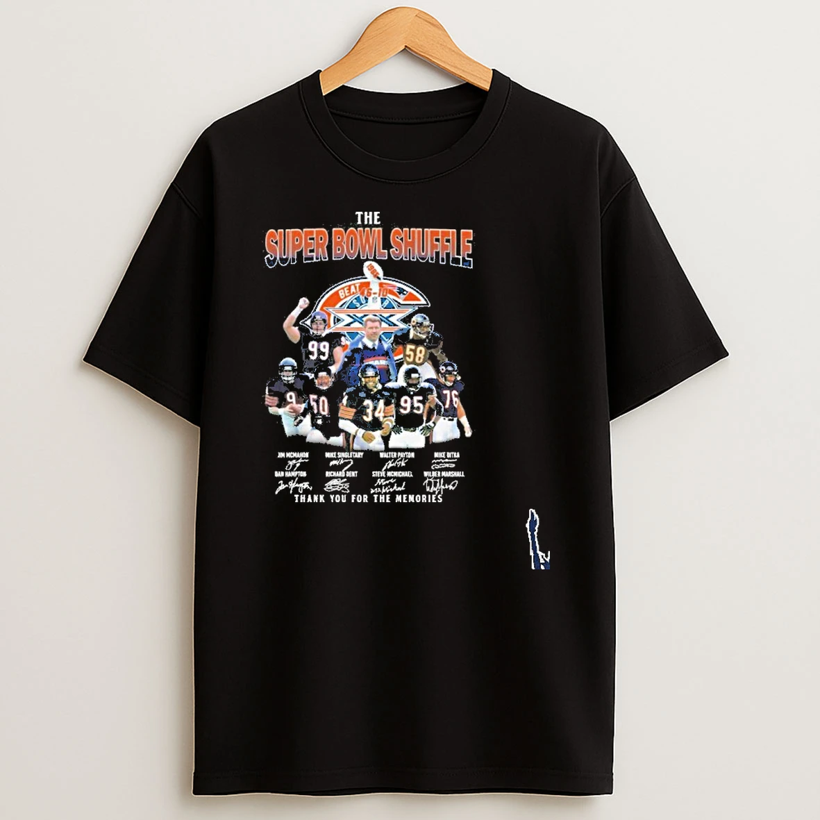 The Super Bowl Shuffle Team Player Signature Thank You For The Memories T Shirt