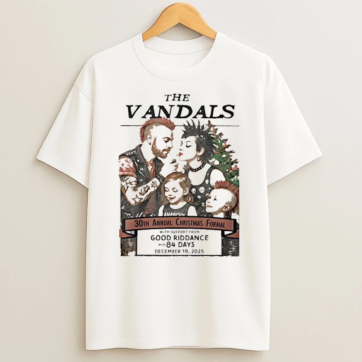 The Vandals Dec 19 2025 Ventura Ca T Shirt