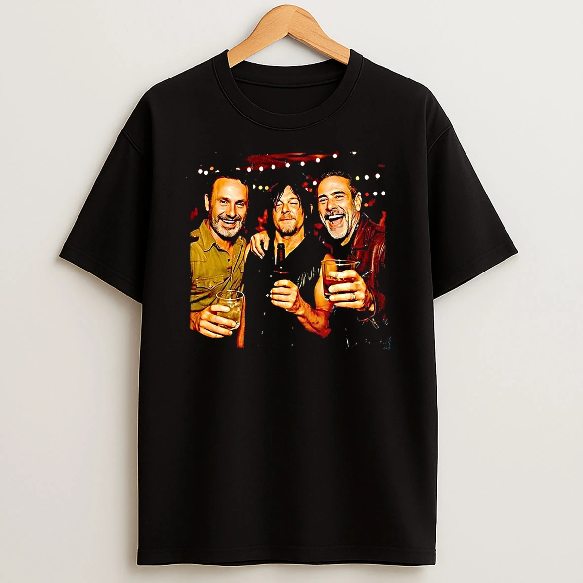 The Walking Dead Andrew Lincoln Norman Reedus Jeffrey Dean Morgan T Shirt