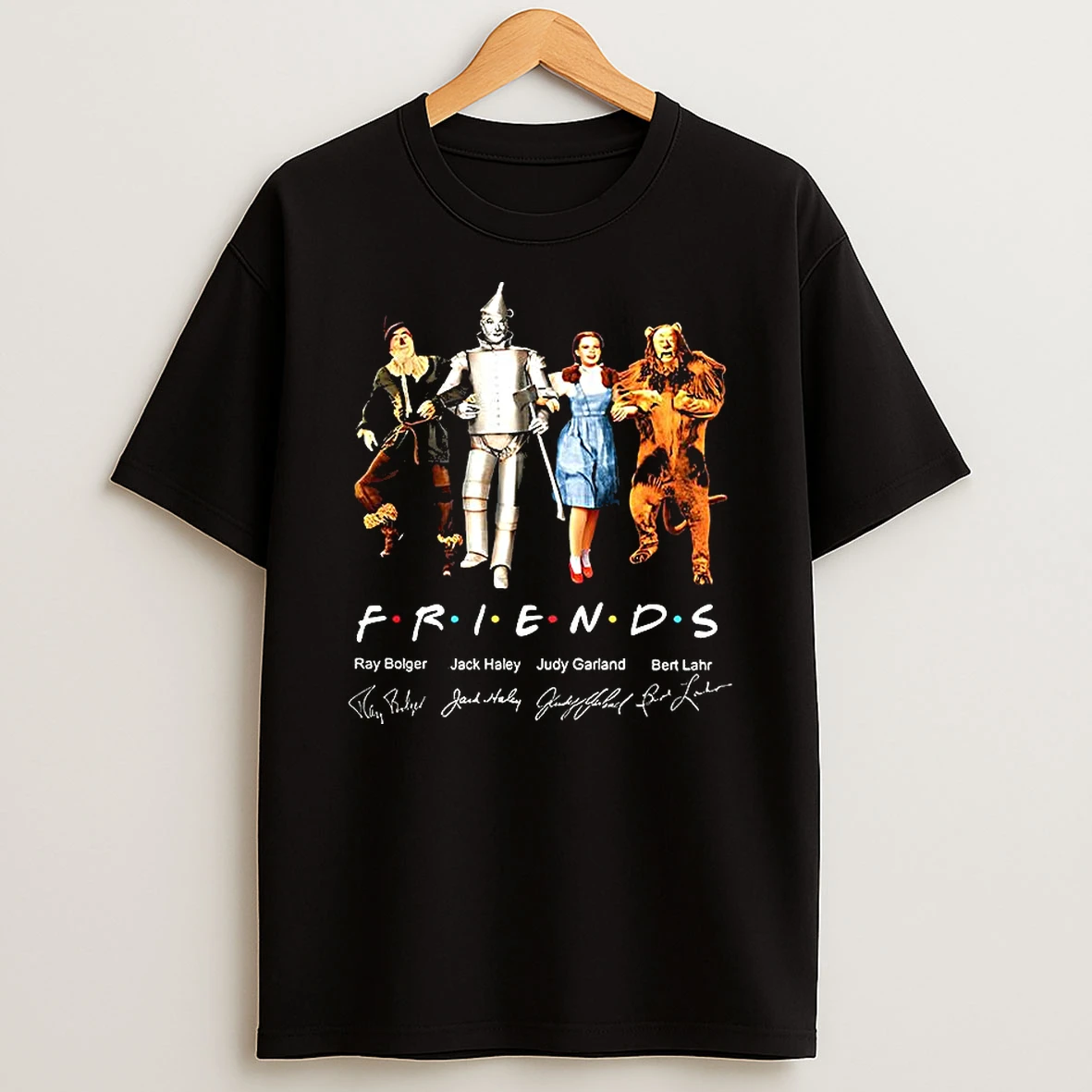 The Wizard Of Oz Friends Actors Signature T Shirt