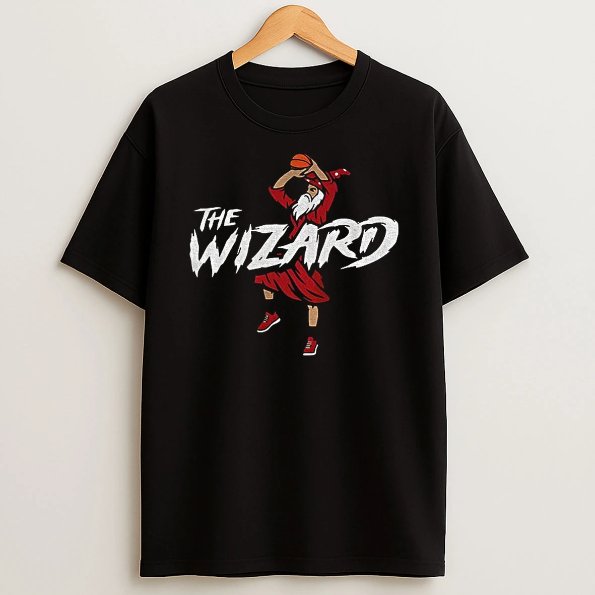 The Wizard Lights Up The City Of Houston Cougars Basketball T Shirt