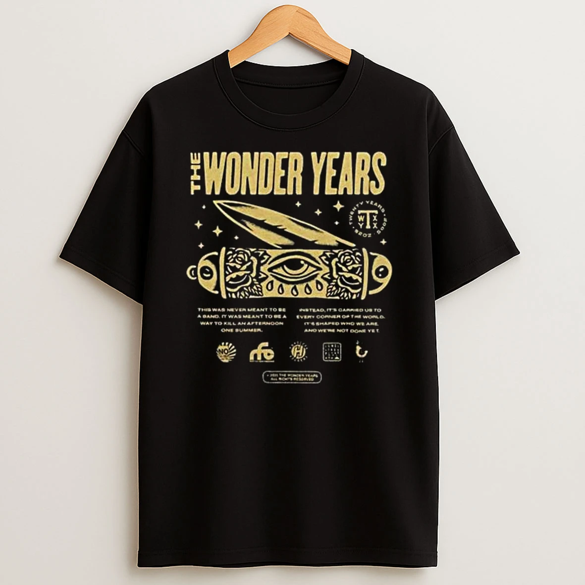 The Wonder Years Band Carhartt 20 Year Anniversary New T Shirt