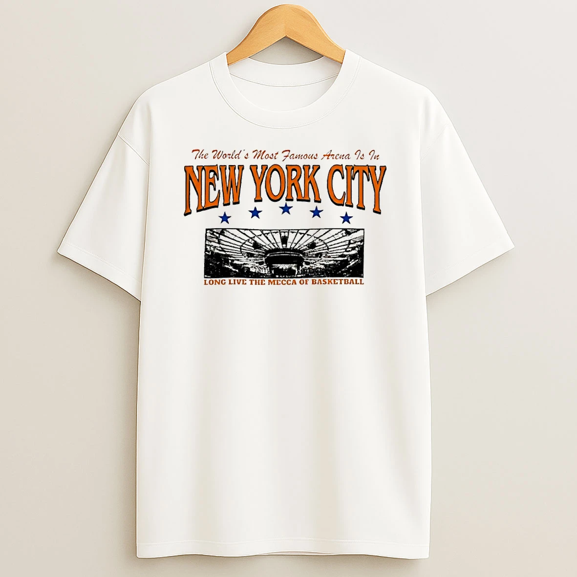 The Worlds Most Famous Arena Is In New York City Long Live The Mecca Of Basketball Circle T Shirt