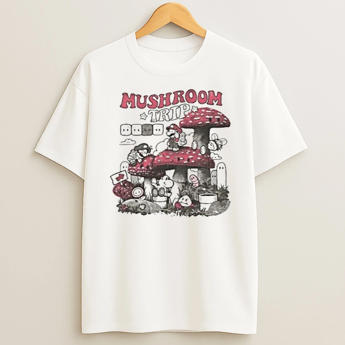 The Yetee Mushroom Trip T Shirt