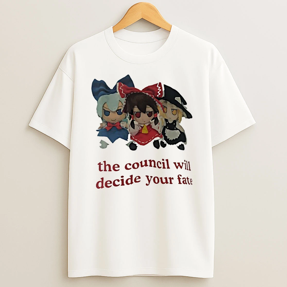 The Council Will Decide Your Fate Touhou Project Character T Shirt