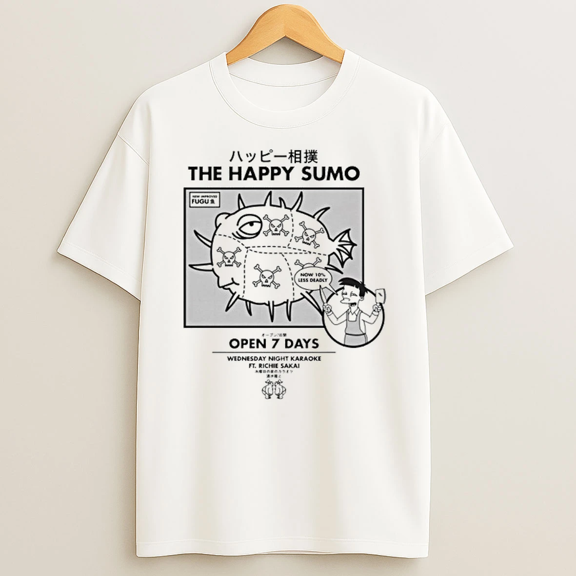 The Happy Sumo Open 7 Day T Shirt