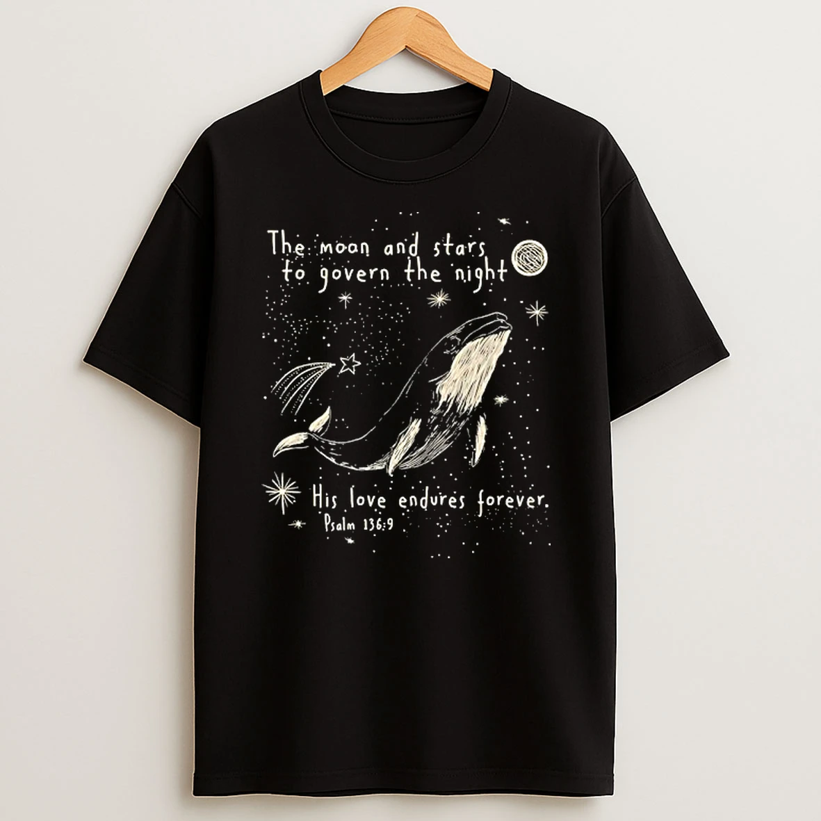 The Moon And Stars To Govern The Night T Shirt
