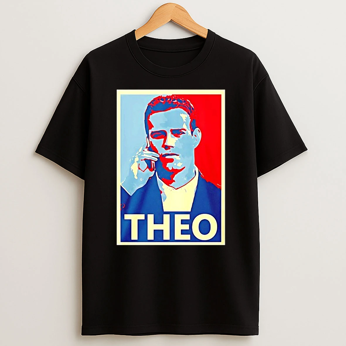 Theo Epstein In Action Signed Art T Shirt