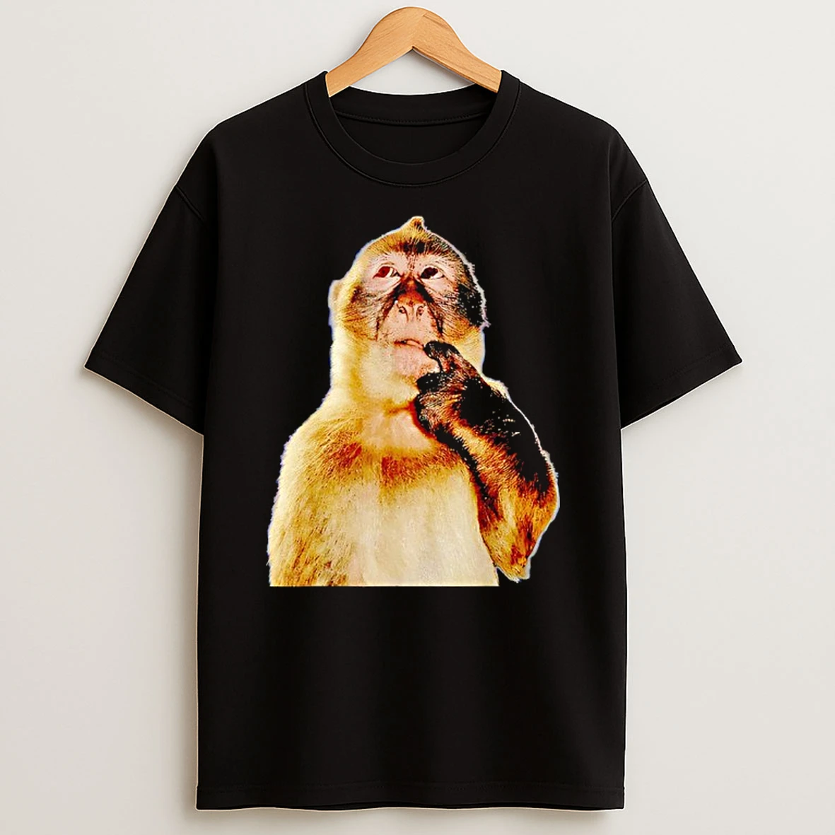 Thinking Monkey Meme Cute T Shirt