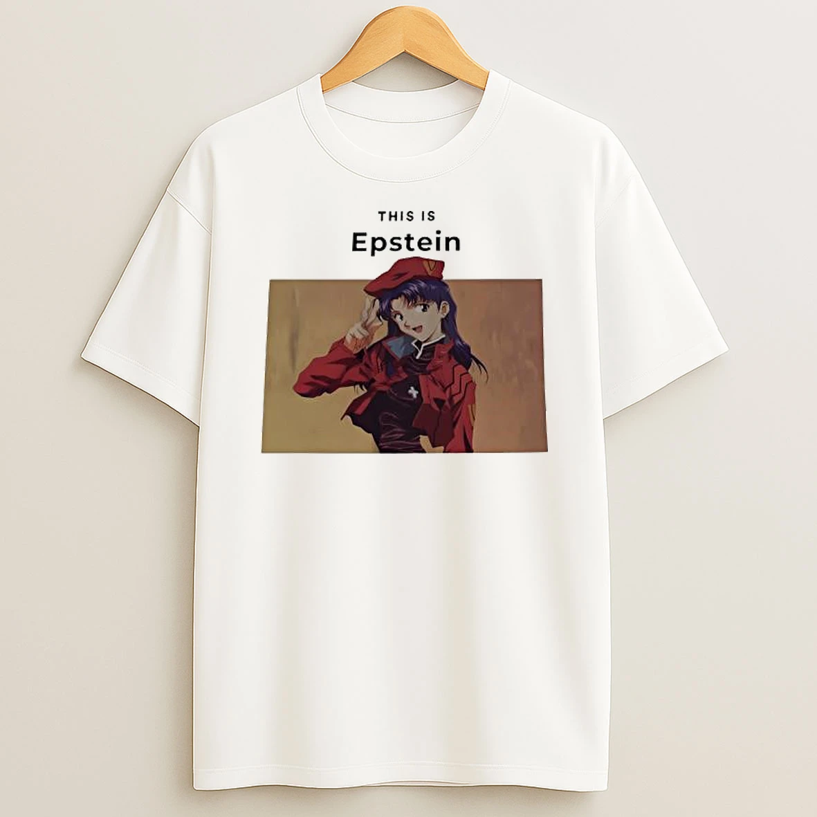 This Is Epstein Misato Katsuragi Anime Neon Genesis Evangelion T Shirt
