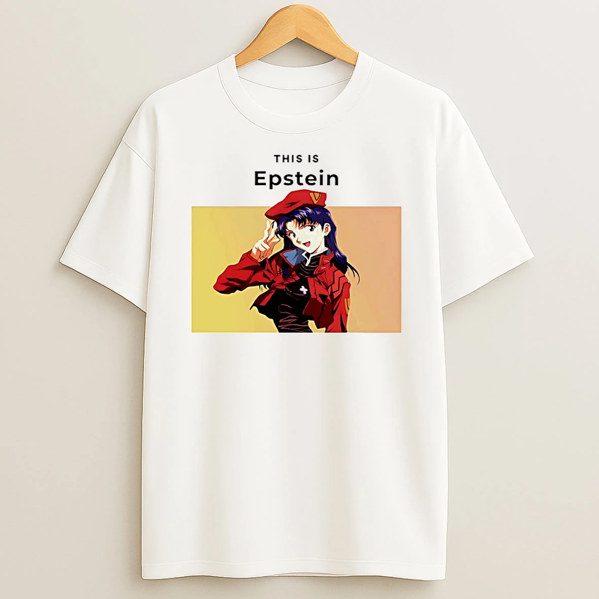 This Is Epstein Misato Katsuragi Circle T Shirt