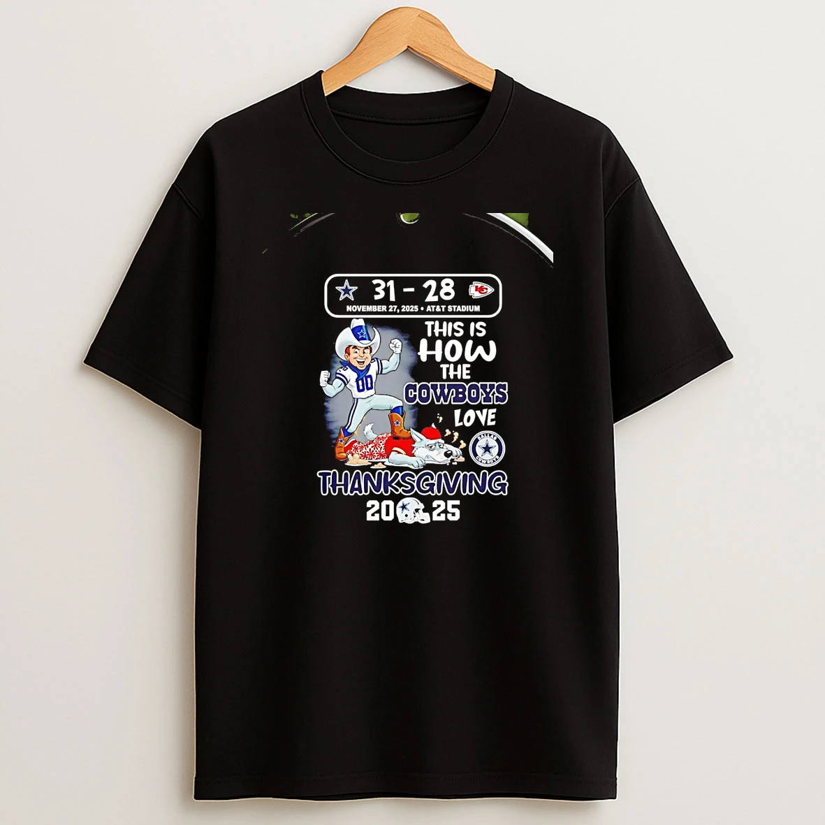 This Is How The Cowboys Love Thanksgiving 2025 Chriast T Shirt