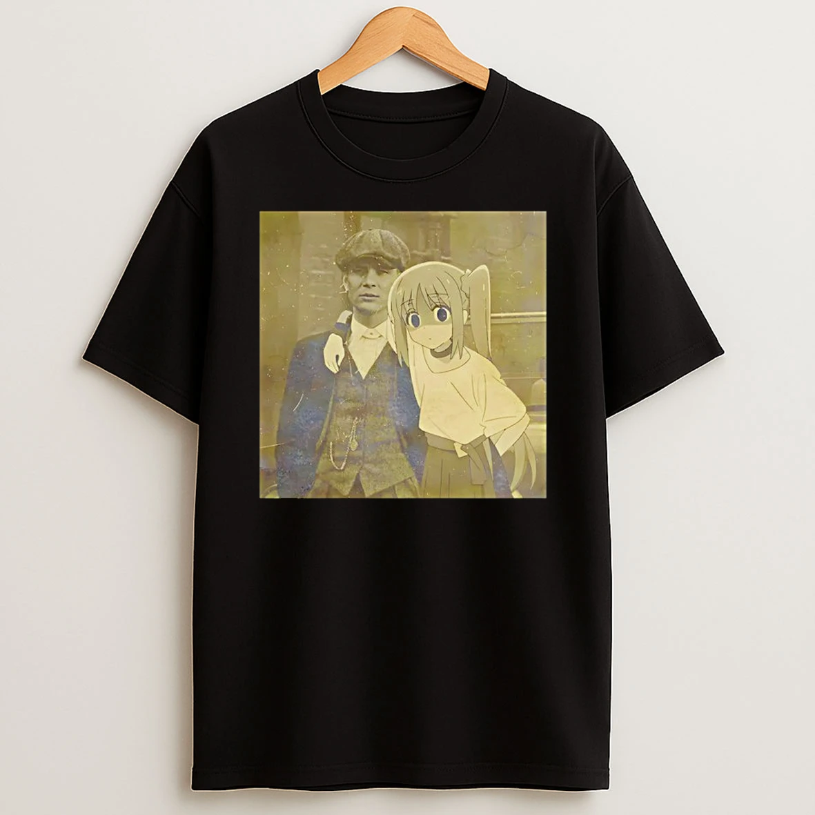 Thomas Shelby X Hitori Goto Retro Style Fantasy Movies T Shirt