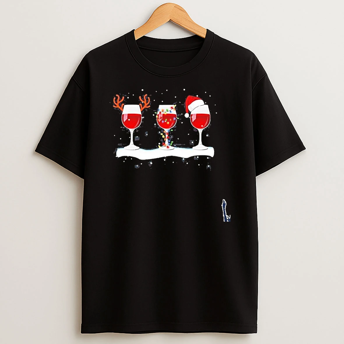 Three Wine Merry Christmas T Shirt