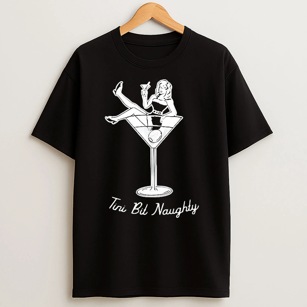 Tini Bit Naughty Cocktail T Shirt