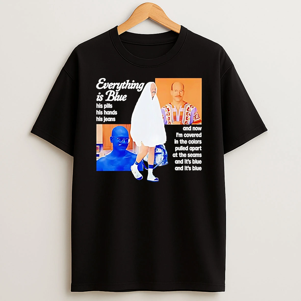 Tobias Funke David Cross Everything Is Blue His Pills His Hands His Jeans T Shirt