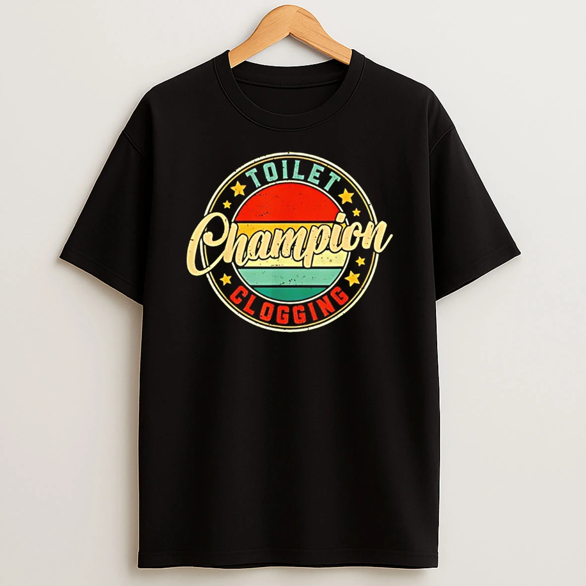 Toilet Clogging Champion Vintage T Shirt