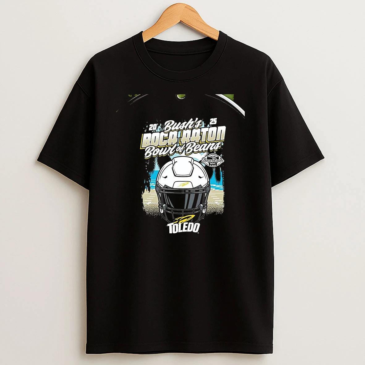 Toledo Rockets 2025 Boca Raton Bowl Helmet Chriast T Shirt