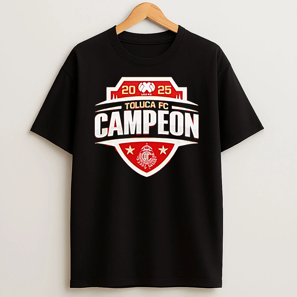 Toluca Fc Campeones Champions Liga Mx 2025 Back To Back T Shirt