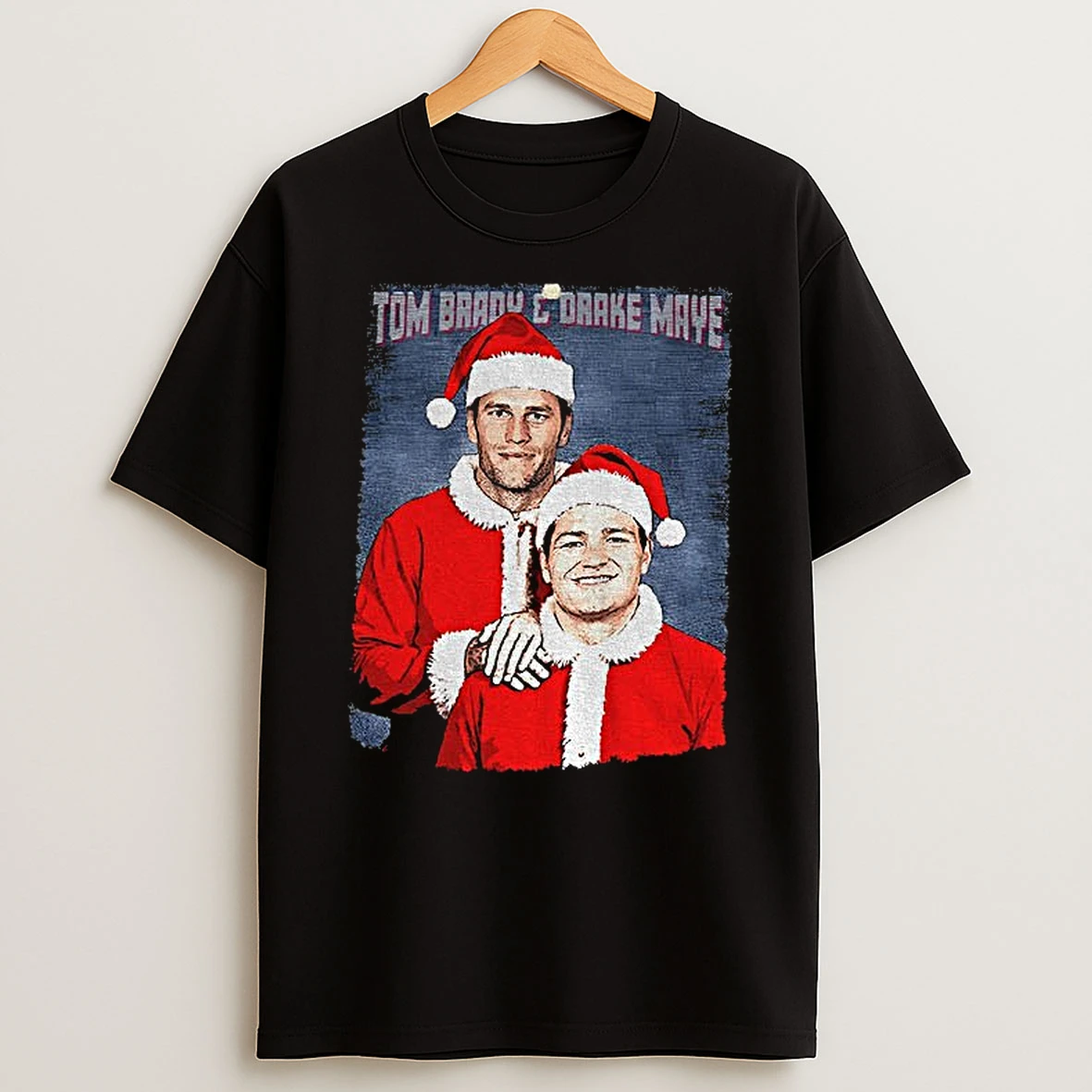 Tom Brady Drake Maye Step Brothers Football Christmas 2025 Version T Shirt