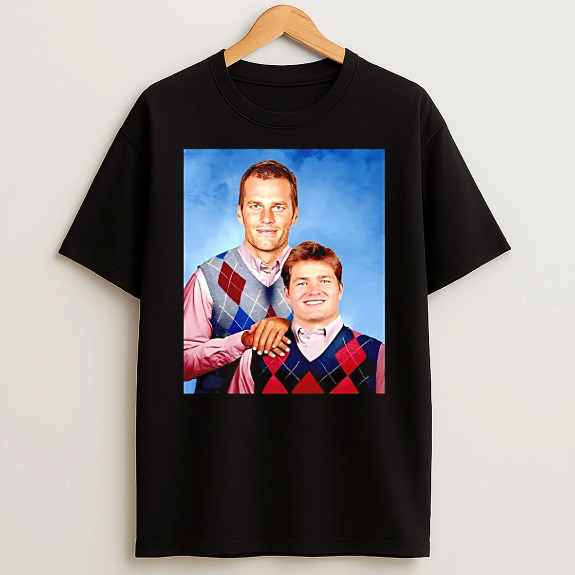Tom Brady And Drake Maye New England Patriots Step Brother T Shirt