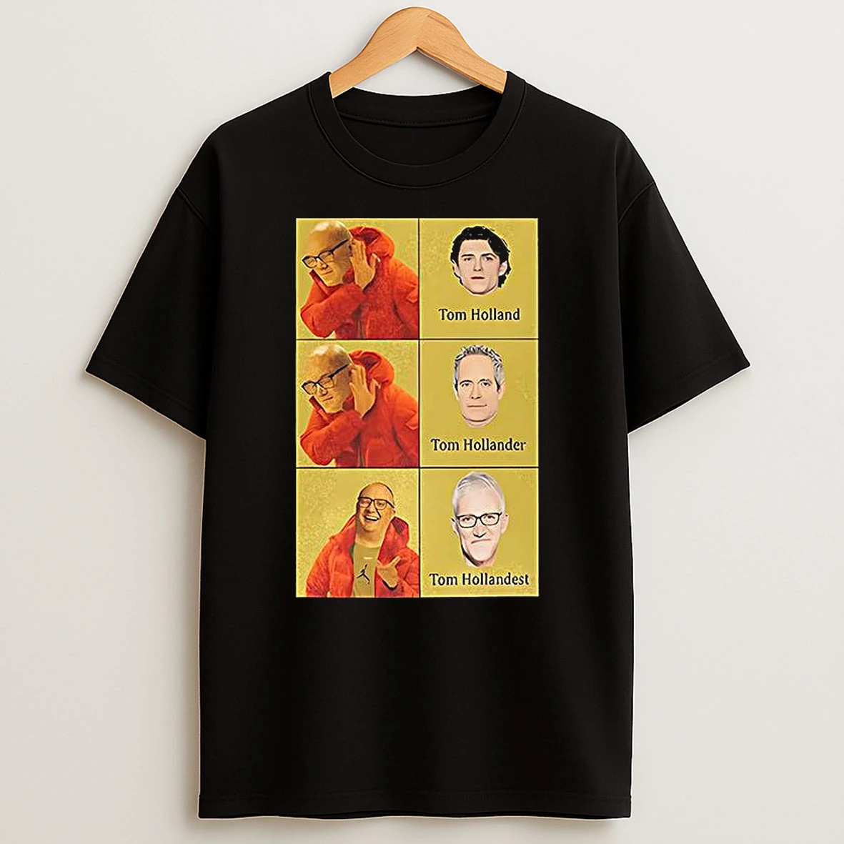 Tom Holland Tom Hollander And Tom Hollandest Meme T Shirt