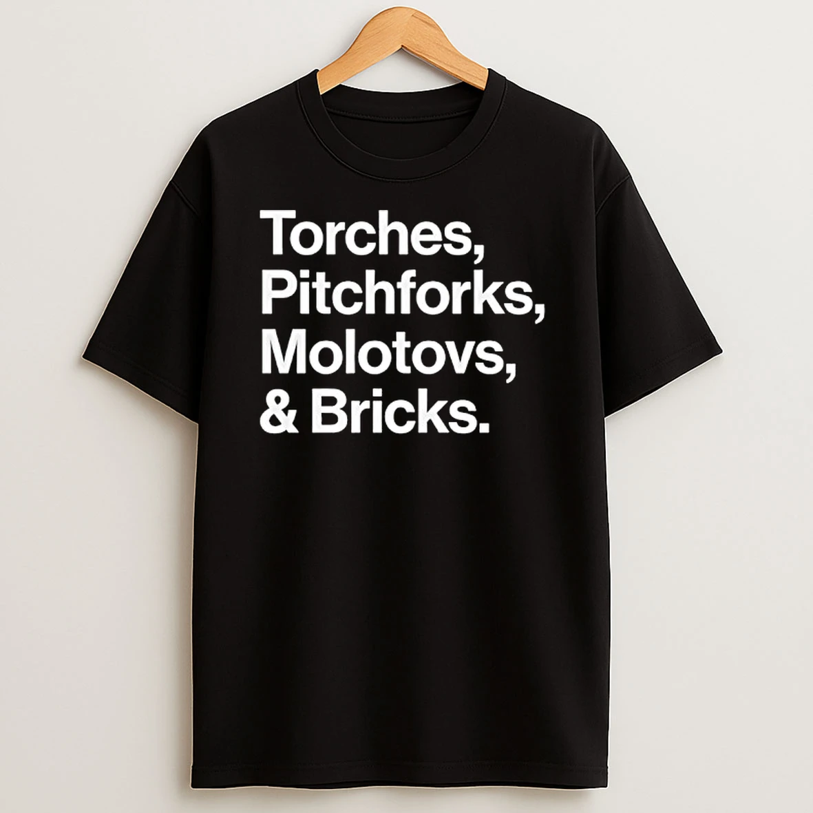 Tom Morello Torches Pitchforks Molotovs And Bricks 2025 World Tour T Shirt