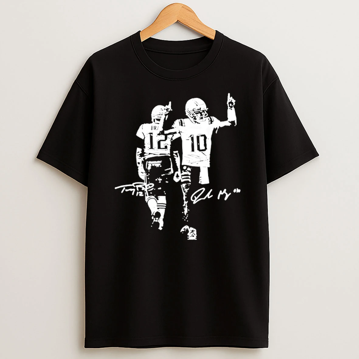 Tom And Drake Maye Signatures T Shirt