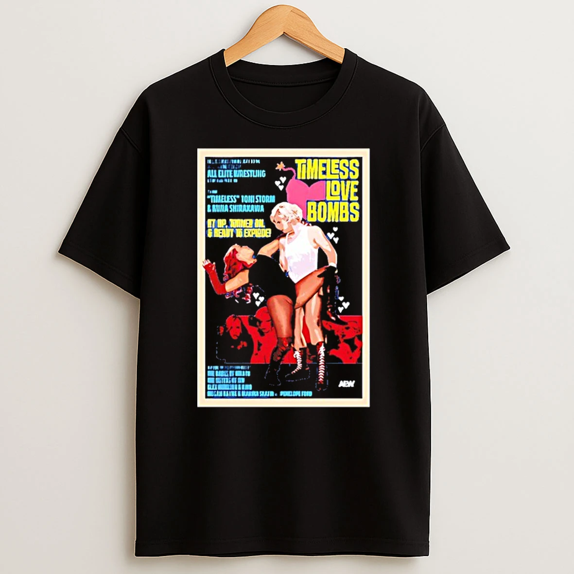 Toni Storm And Mina Shirakawa Timeless Love Bombs T Shirt