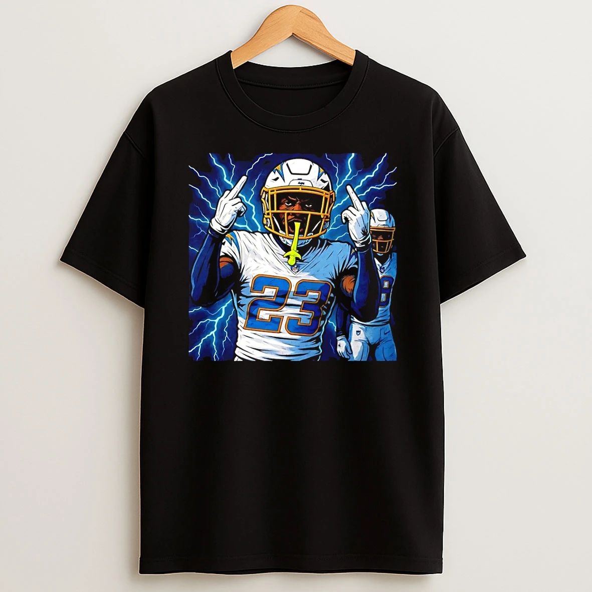 Tony Jefferson Los Angeles Chargers Middle Finger T Shirt