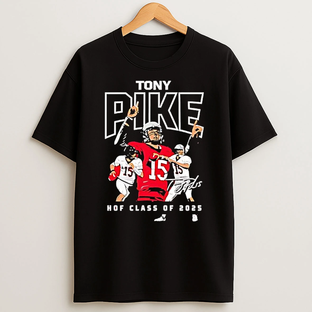 Tony Pike Cincinnati Bearcats Hof Class Of 2025 Signature T Shirt