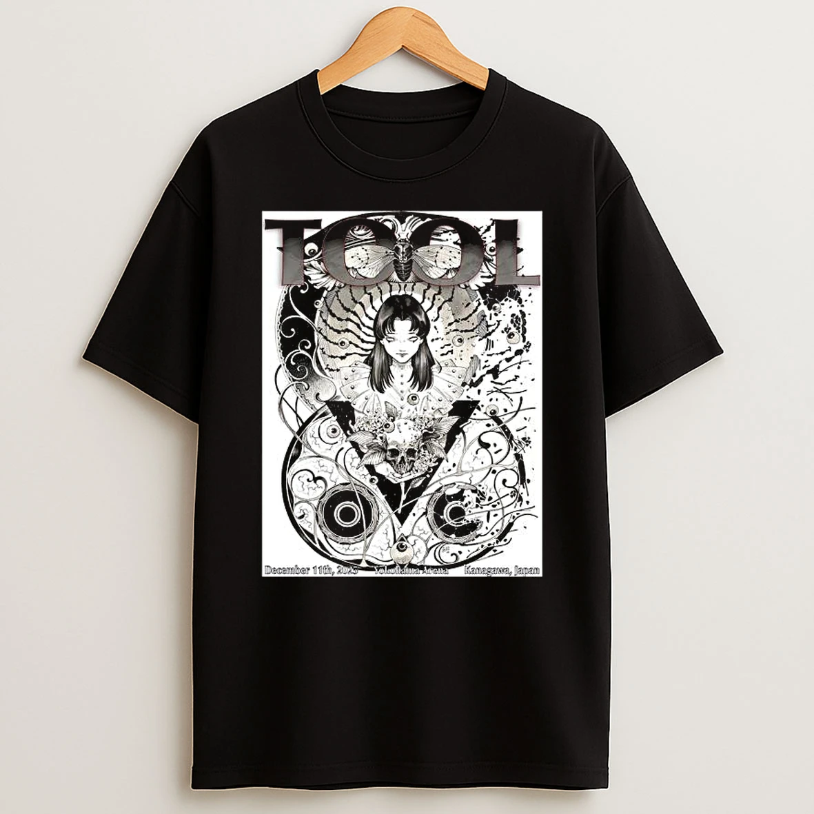 Tool Kanagawa Japan Event At Yokohama Arena On December 11 2025 T Shirt