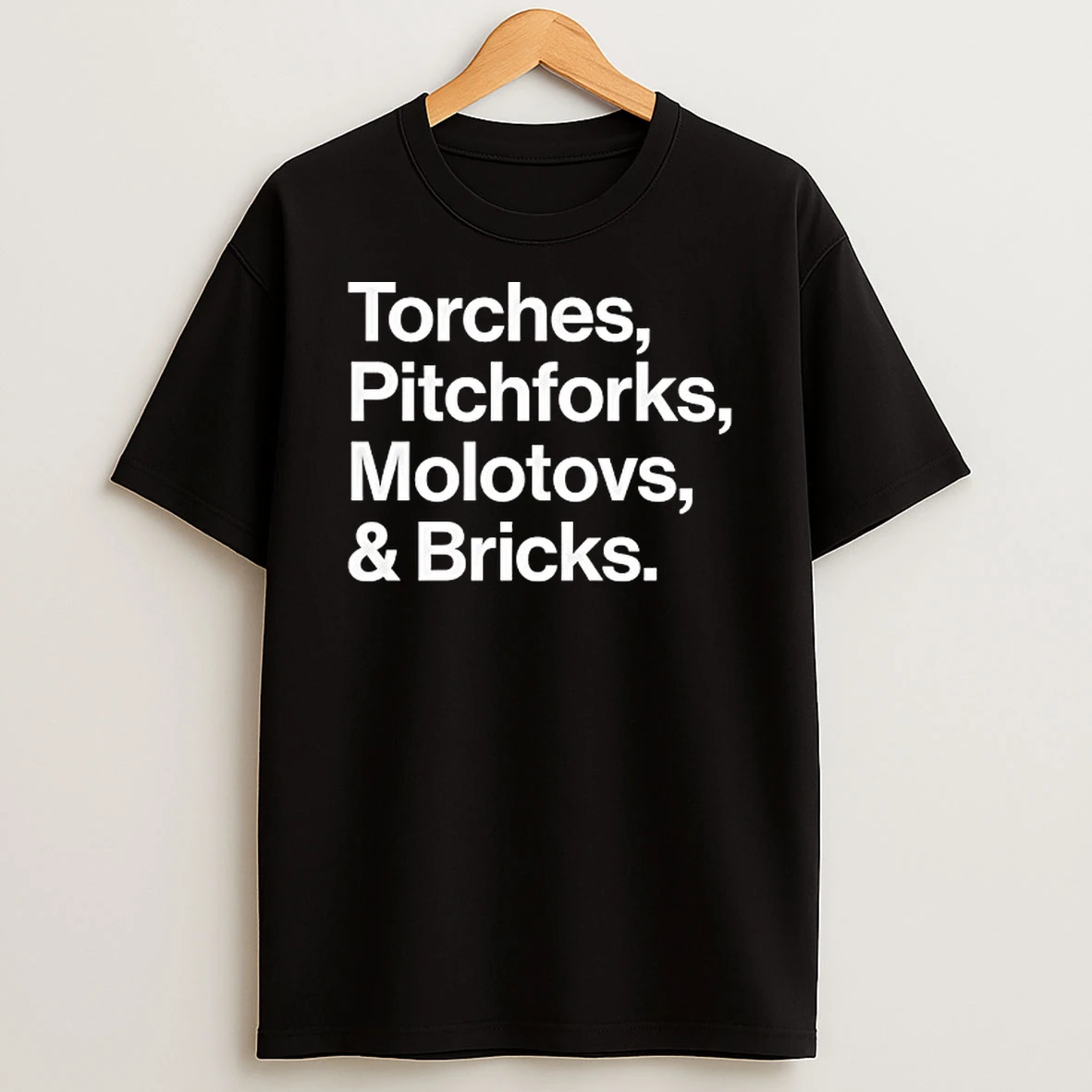 Torches Pitchforks Molotovs And Bricks 2025 World Tour T Shirt