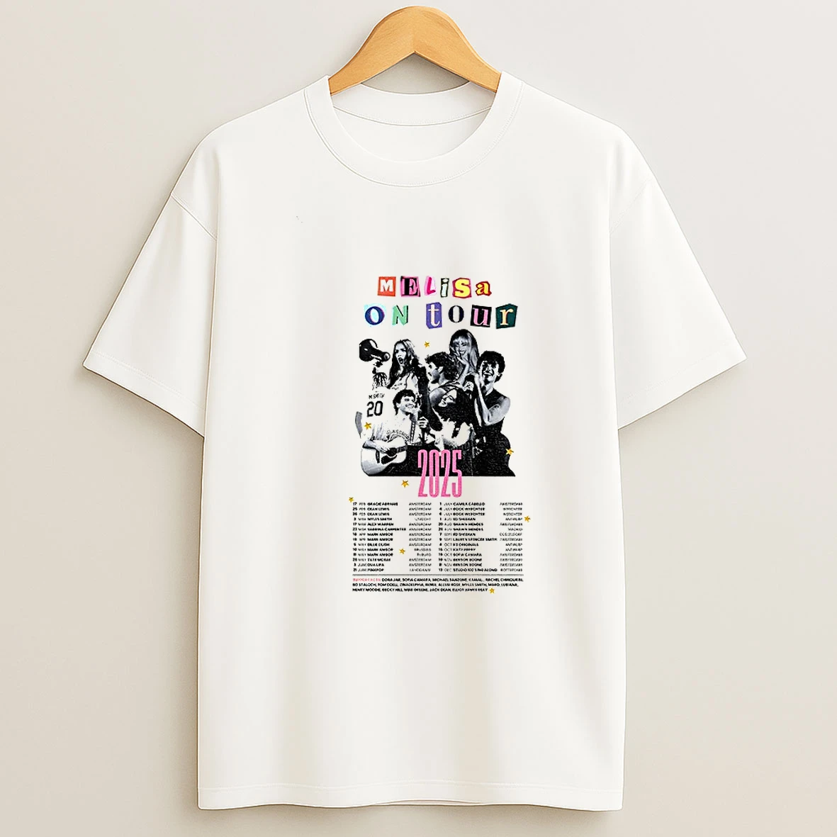 Tour Melisa On Tour 2025 T Shirt