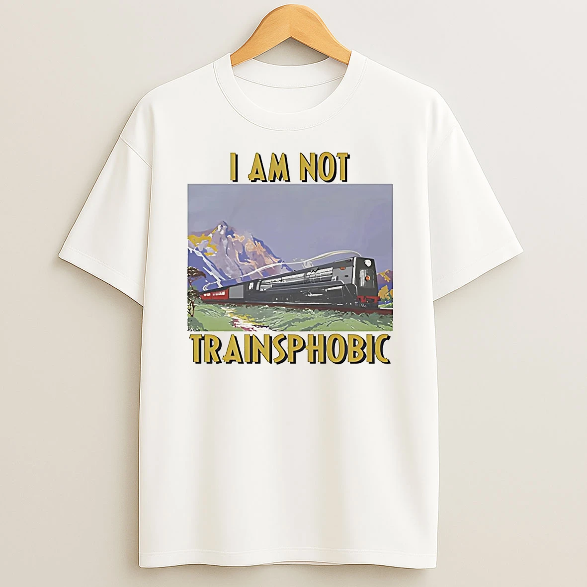 Train I Am Not Transphobic T Shirt