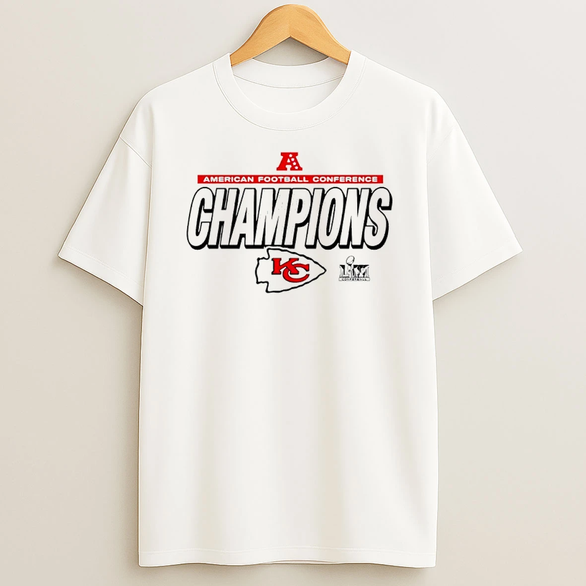 Travis Kelce Kc Chiefs American Football Conference Champions T Shirt