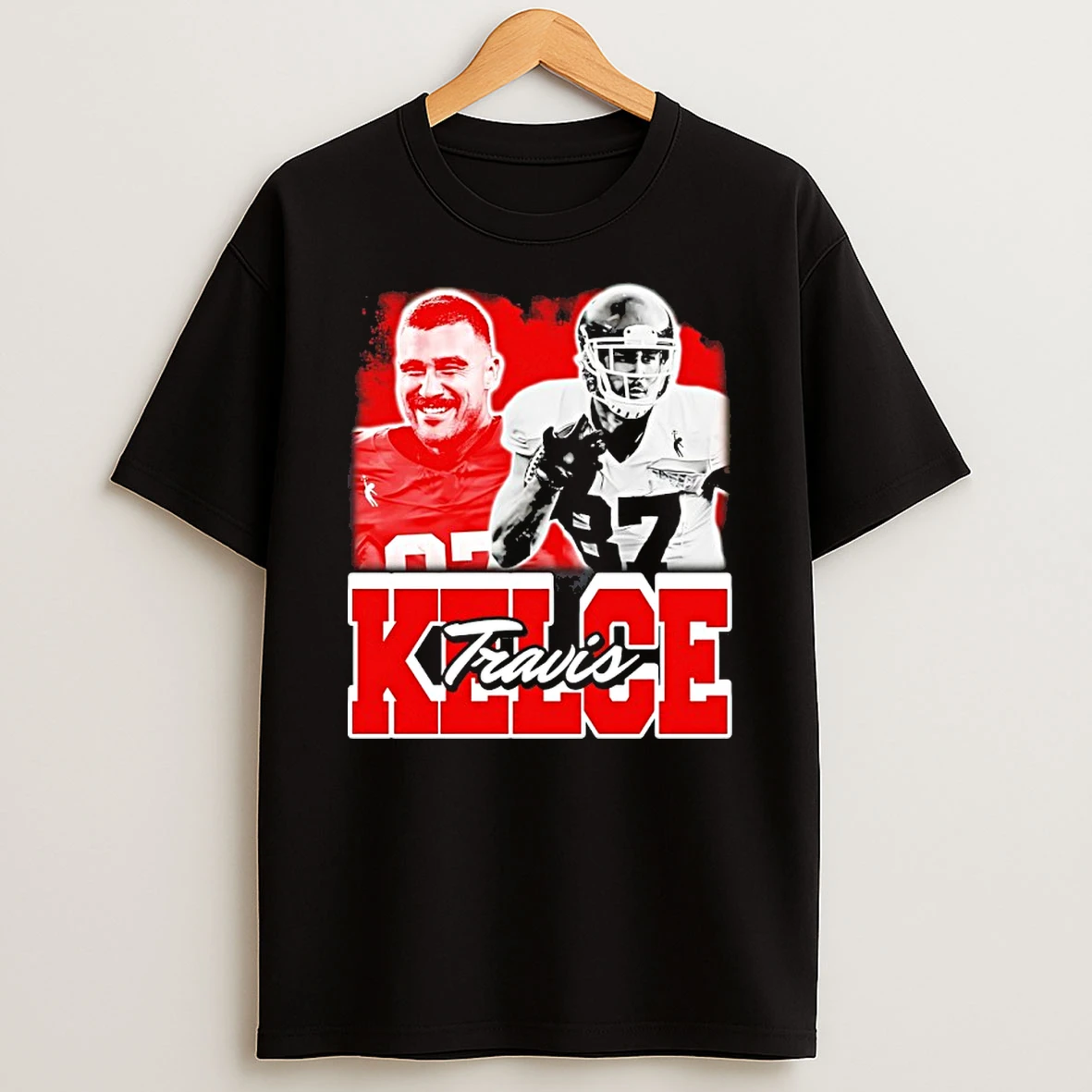 Travis Kelce Kansas City Chiefs Dreams Player 90s Vintage T Shirt