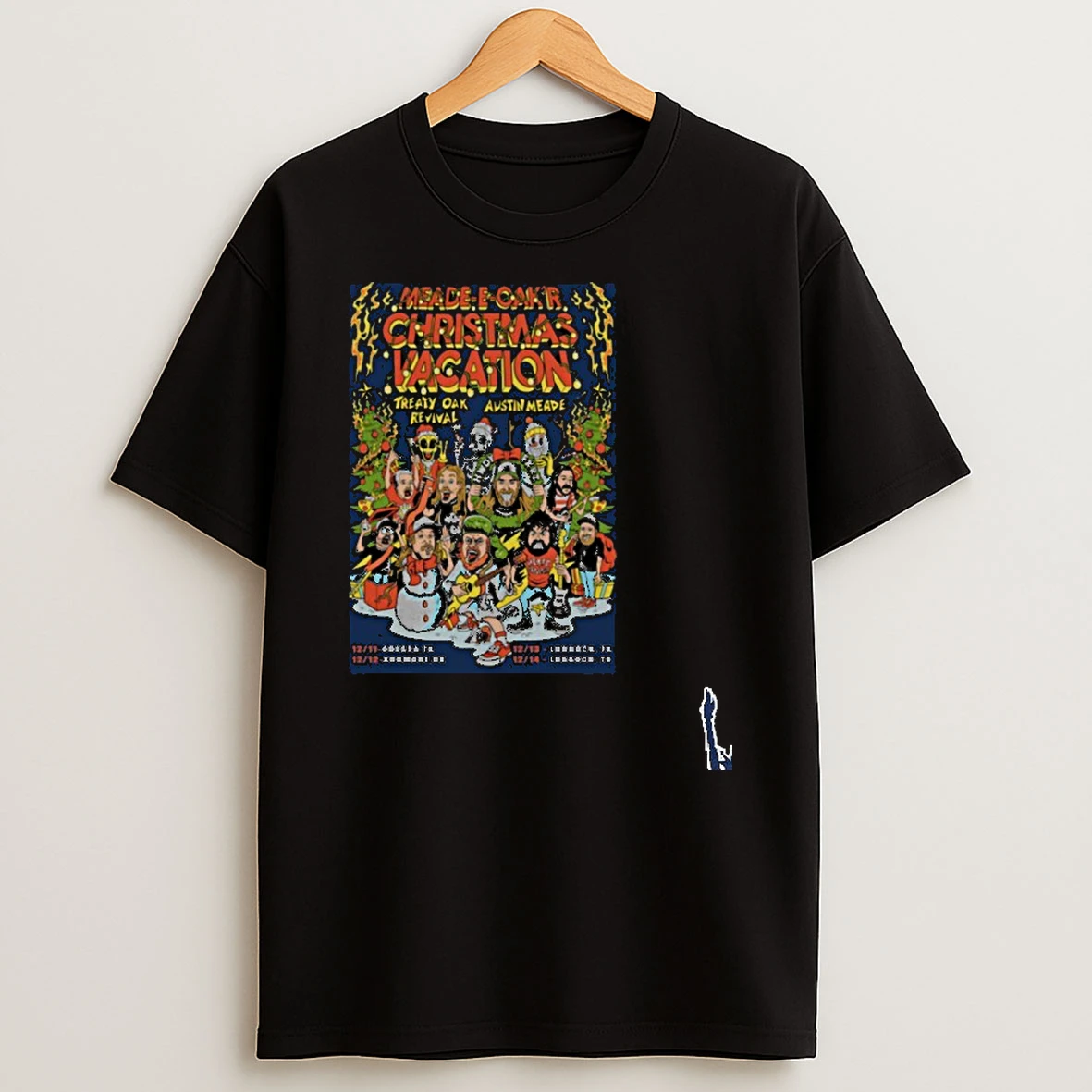 Treaty Oak Revival And Austin Meade Christmas Shows 2025 T Shirt