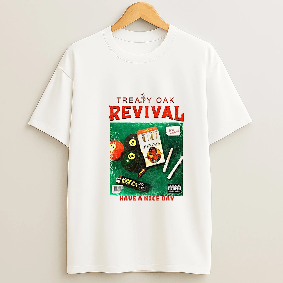 Treaty Oak Revival Band Have A Nice Day World Tour T Shirt