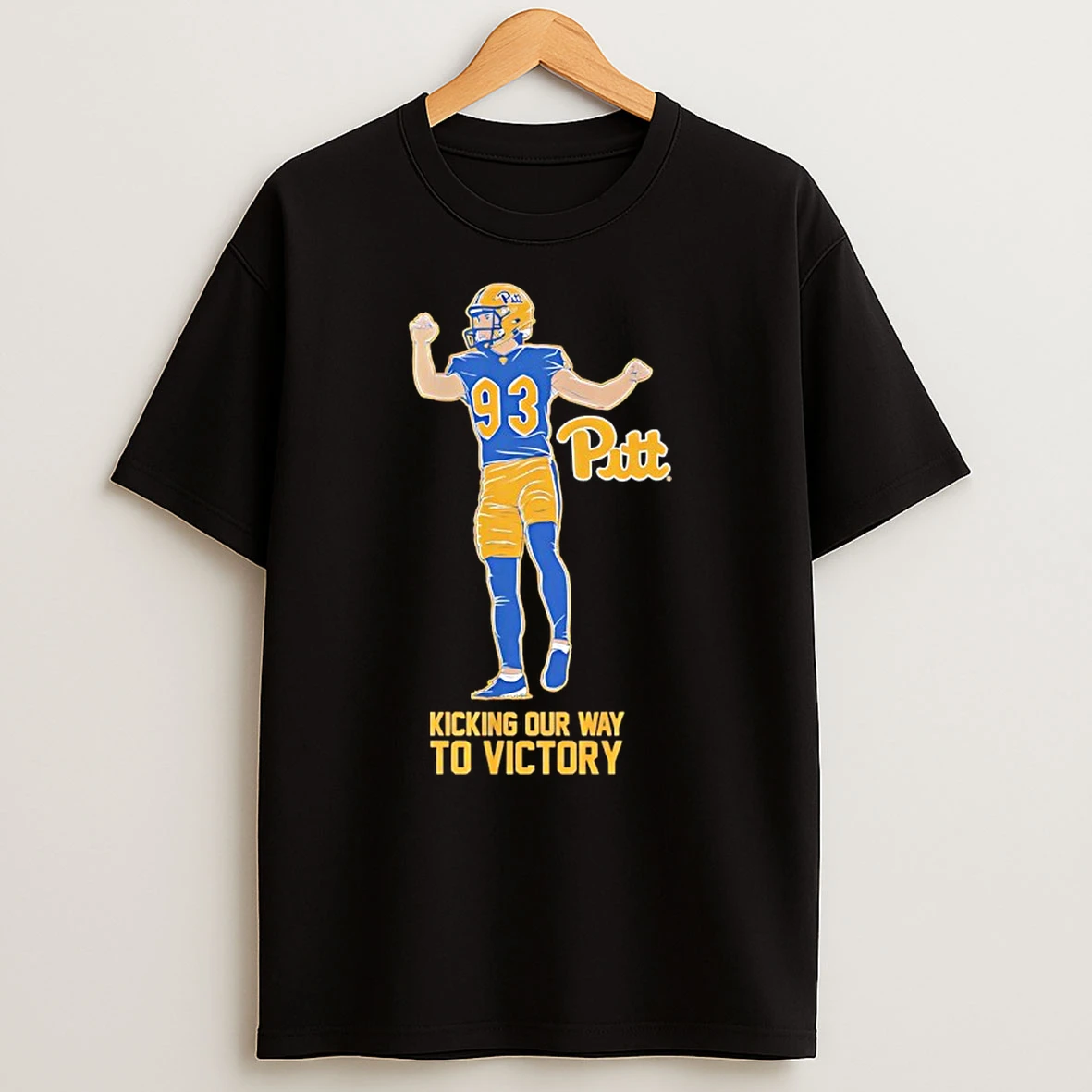 Trey Butkowski Pittsburgh Panthers Kicking Our Way To Victory T Shirt