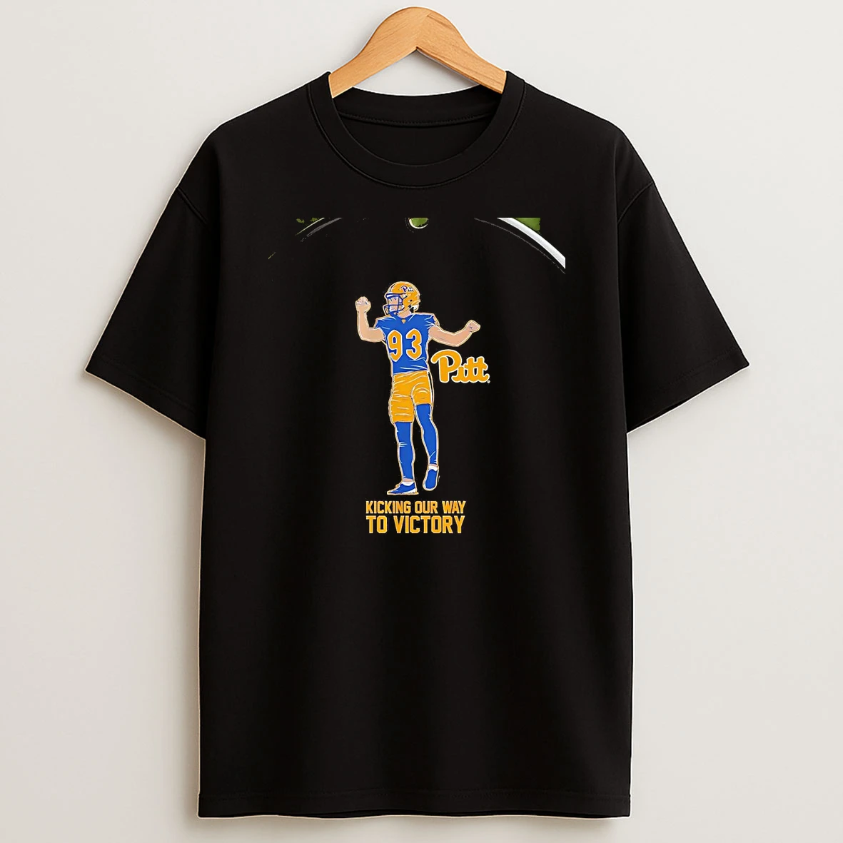 Trey Butkowski Kicking Our Way To Victory Pittsburgh Panthers Christmas Chriast T Shirt