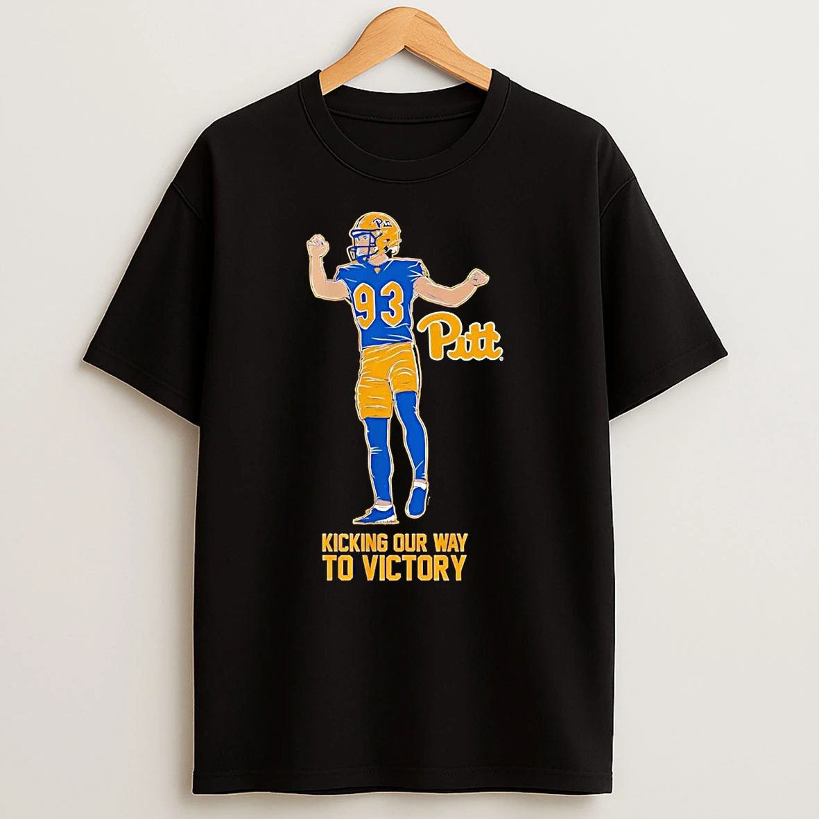 Trey Butkowski Kicking Our Way To Victory Pittsburgh Panthers T Shirt