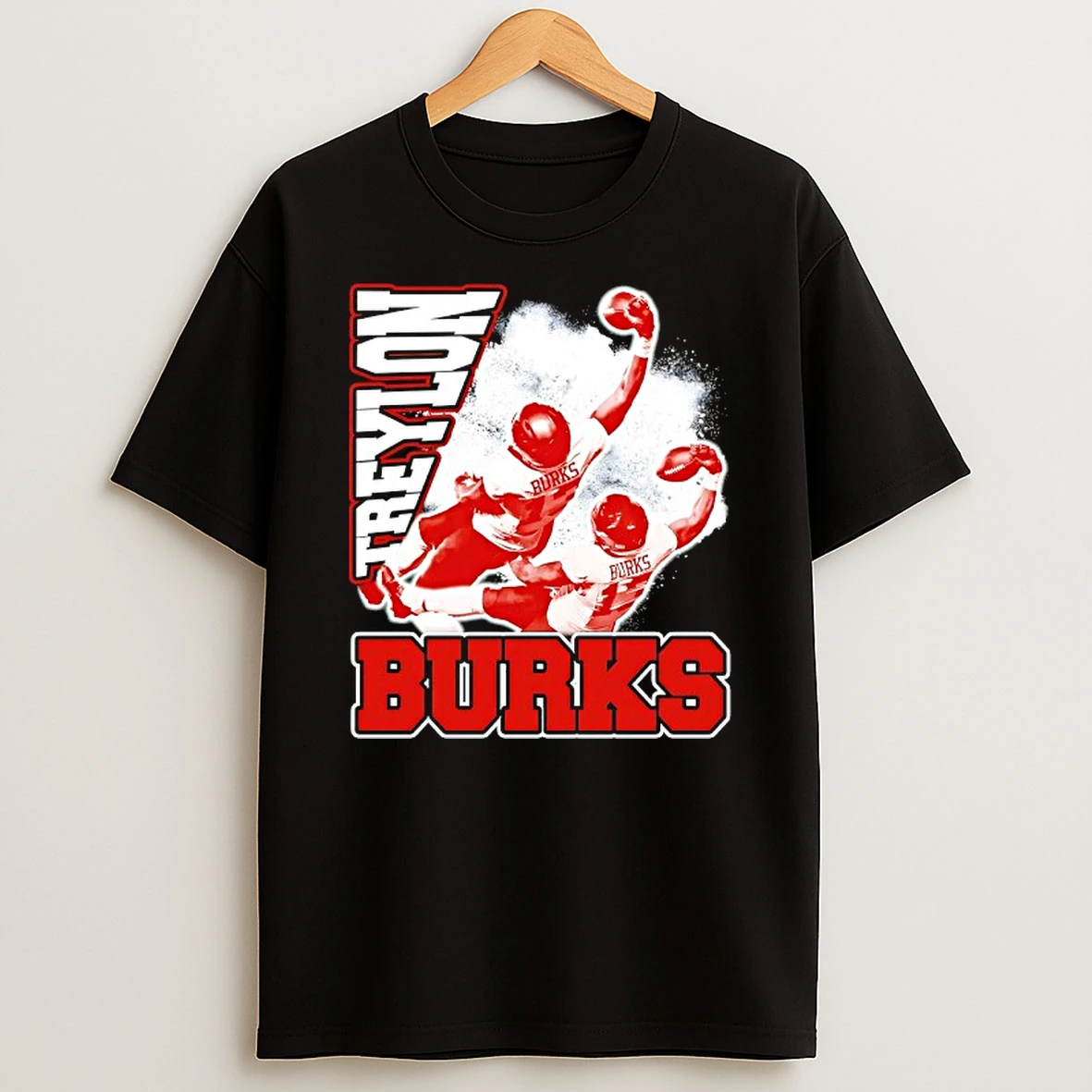 Treylon Burks Arkansas Razorbacks Wide Receiver Graphic T Shirt