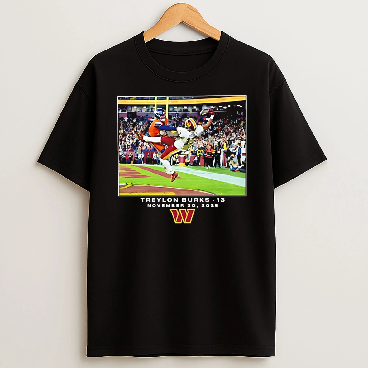 Treylon Burks Washington Commanders 2025 Nfl Flash Features Week 13 T Shirt