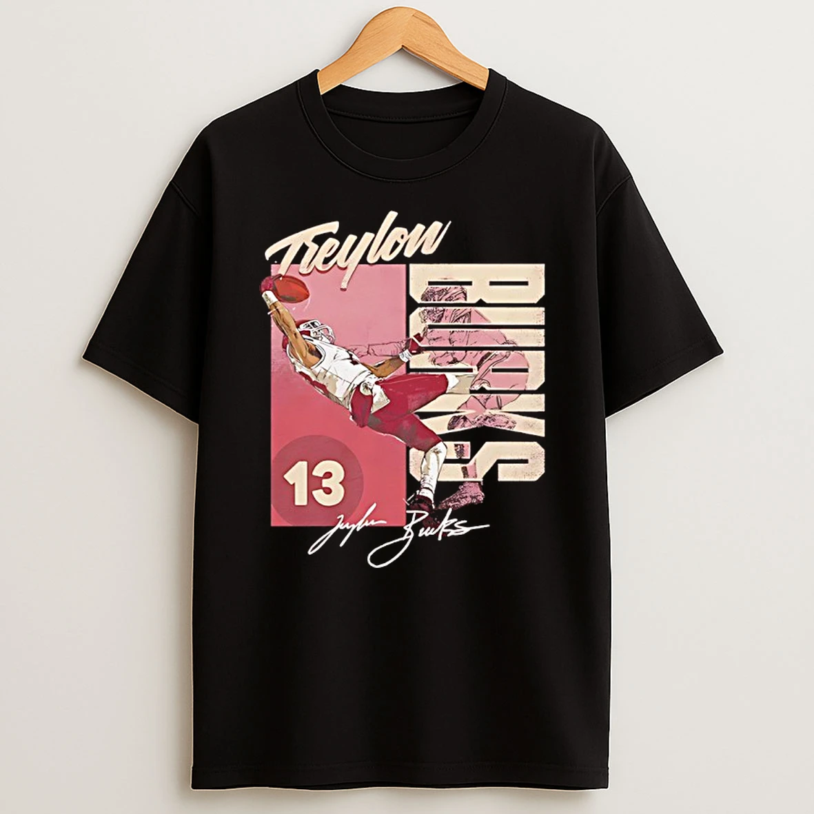 Treylon Burks Washington Commanders One Handed Catch Signature T Shirt