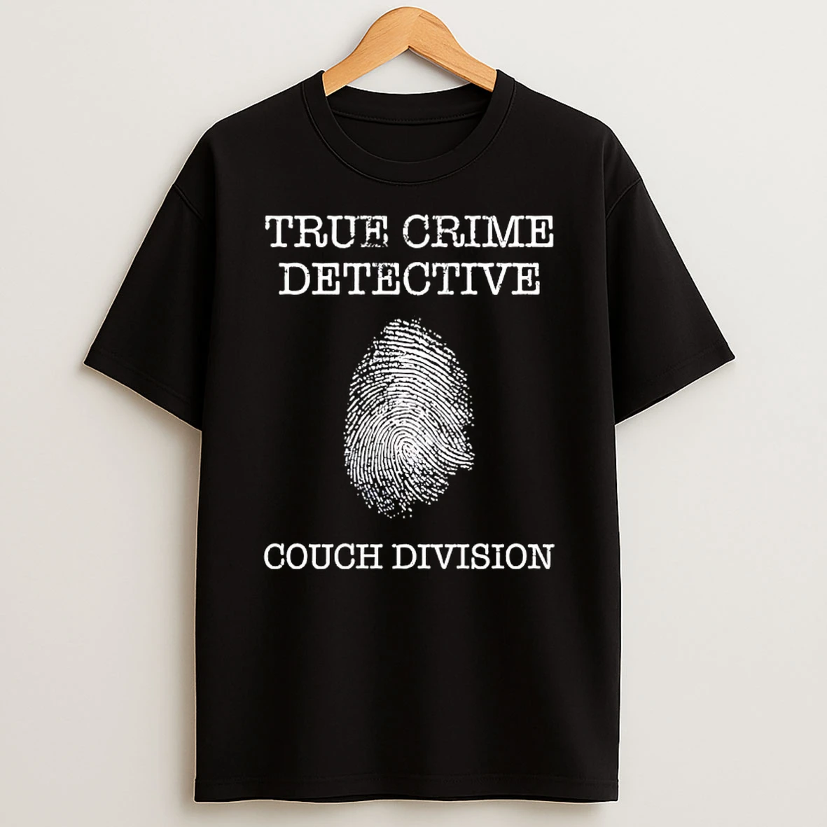 True Crime Detective Couch Division Graphic T Shirt
