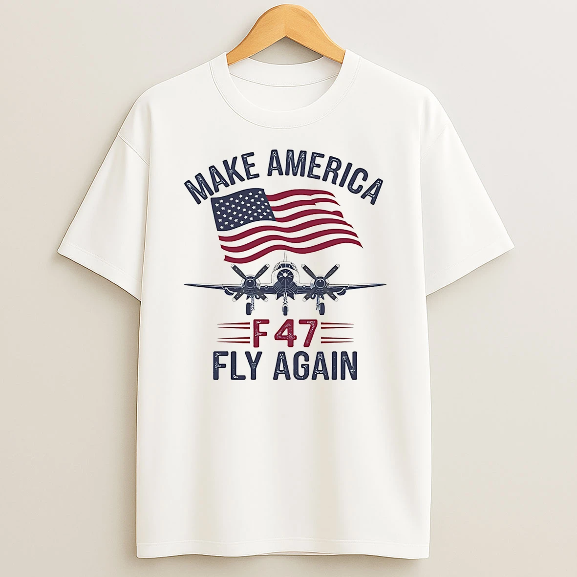Trump F 47 Jet Make Fly Great Again T Shirt