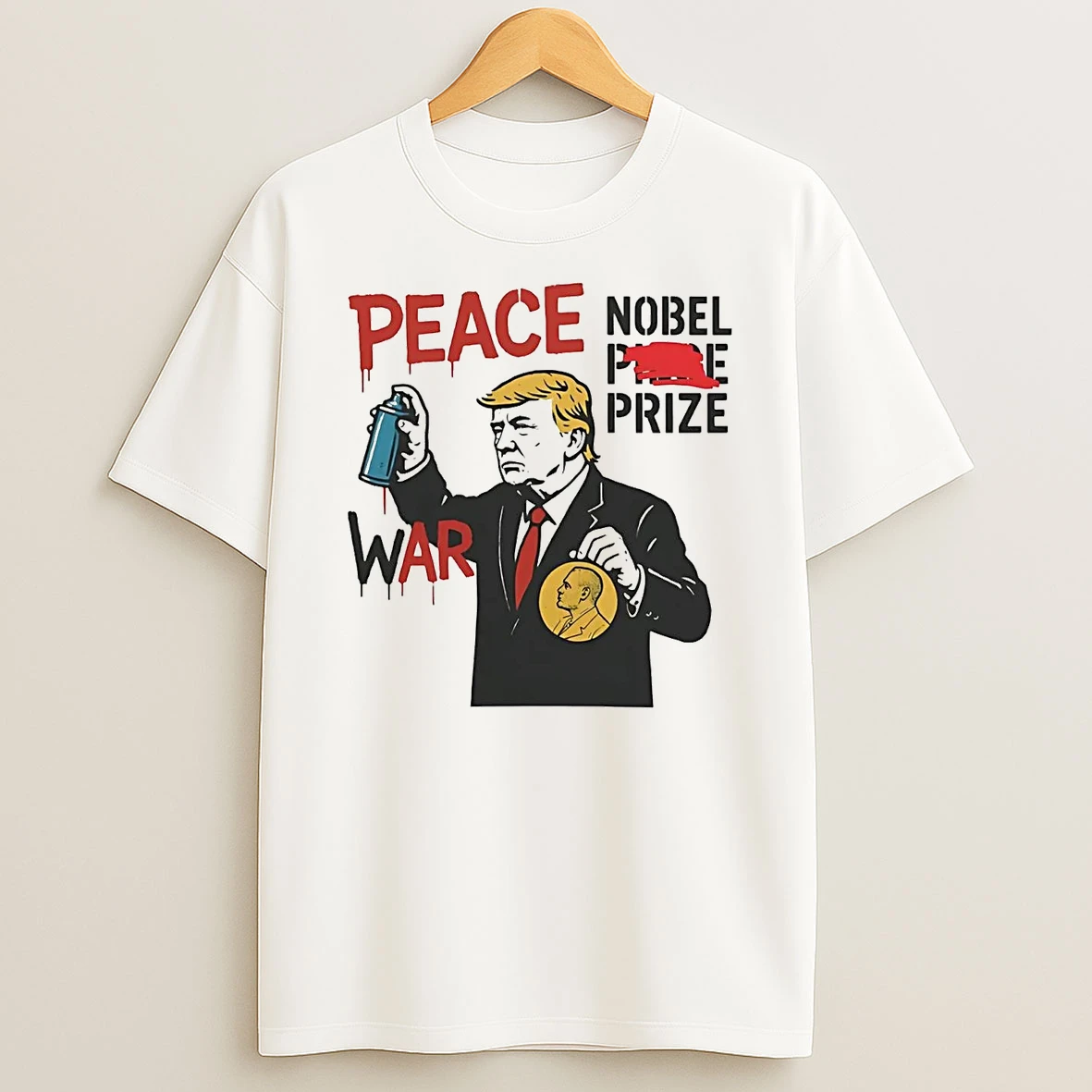 Trump Nobel Peace Prize Ends Gaza War T Shirt